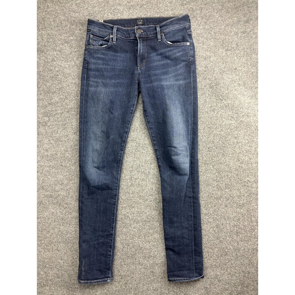 Citizens Of Humanity Avedon Ultra Skinny Jeans Womens 28 Blue Low Rise Denim